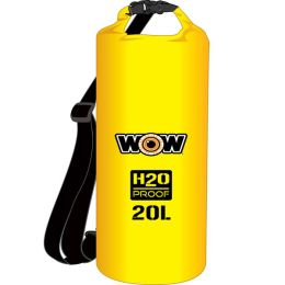 WOW Watersports H2O Proof Dry Bag - Yellow 20 Liter
