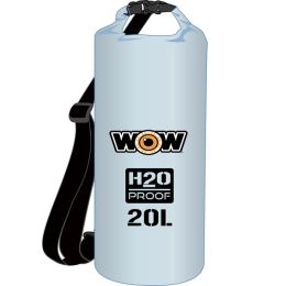 WOW Watersports H2O Proof Dry Bag - Clear 20 Liter