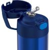 Thermos FUNtainer Stainless Steel Insulated Straw Bottle - 12oz - Navy