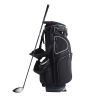 Golf Cart Bag with 14 Way Organizer Divider Top, 35' 11 Pockets Premium Cart Bag with Stand