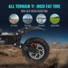 WHOSU 3000W Hyper Electric Scooter for Adults - 50 MPH Top Speed, 62 Mile Range, 11" Off-Road Tires, 4-Way Brake System