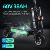 WHOSU 3000W Hyper Electric Scooter for Adults - 50 MPH Top Speed, 62 Mile Range, 11" Off-Road Tires, 4-Way Brake System
