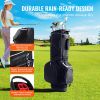 Golf Cart Bag with 14 Way Organizer Divider Top, 35' 11 Pockets Premium Cart Bag with Stand