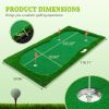 10 x 5 ft. Large Professional Golf Training Mat for Indoor/Outdoor Swing Putting Green Practice