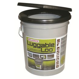 Reliance Luggable Loo Portable Toilet in Gray