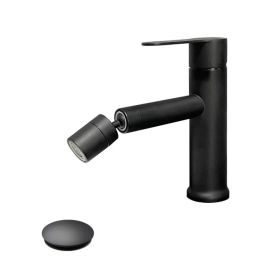 Single Handle Bathroom Sink Faucet with Pop-Up Drain (with Overflow) (Option: Default Title)